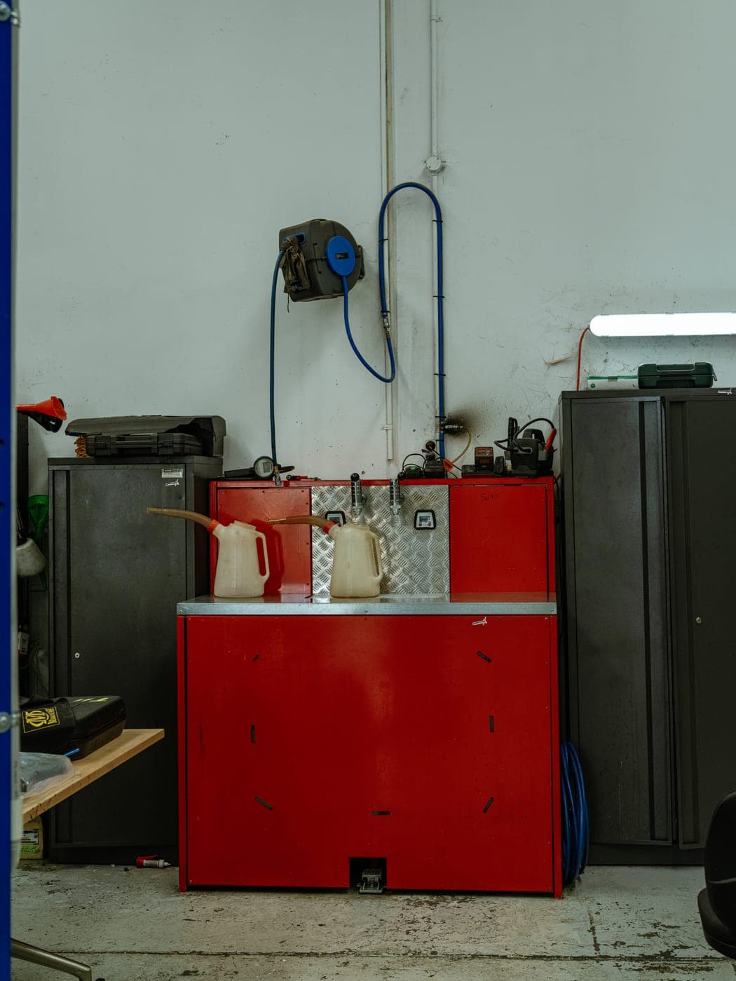 Work in progress at the Unorthodox Automotive workshop in Carlisle