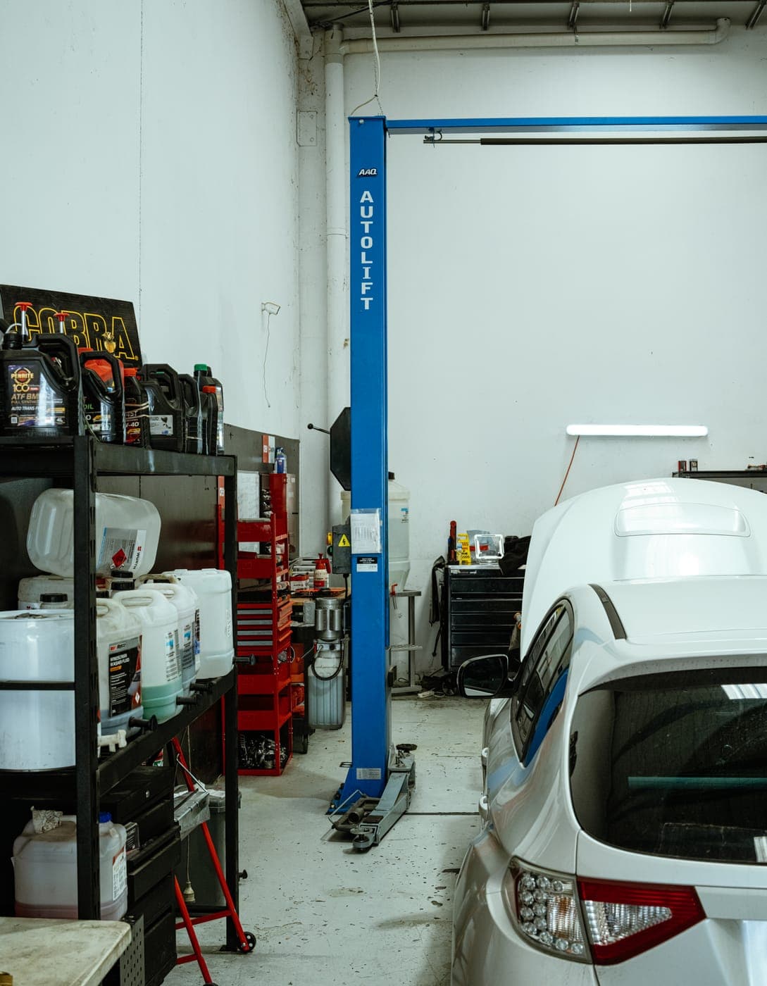 Work in progress at the Unorthodox Automotive workshop in Carlisle