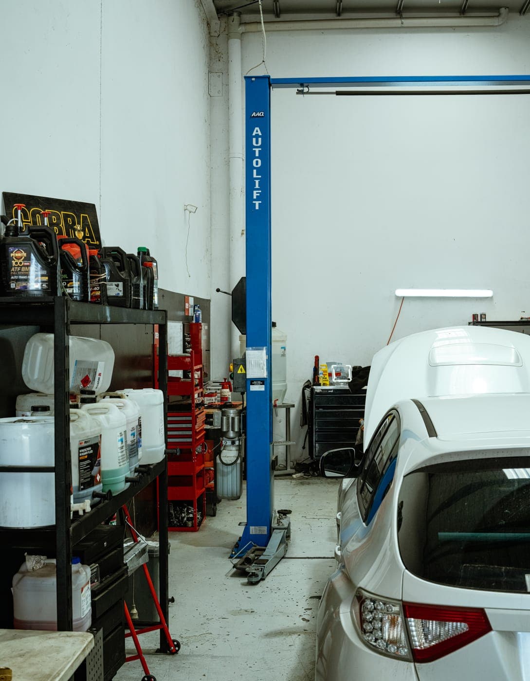 Work in progress at the Unorthodox Automotive workshop in Carlisle