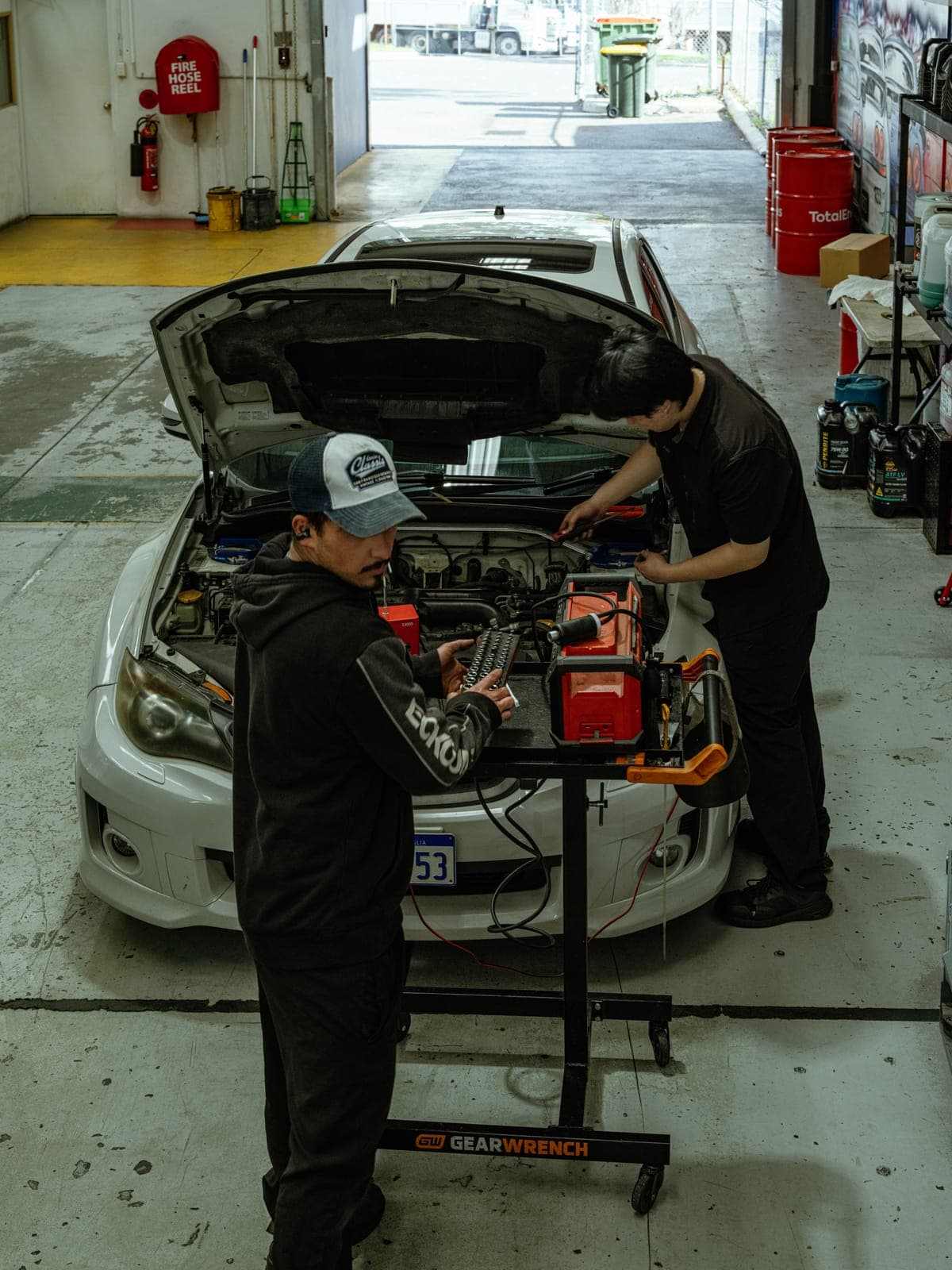 The Unorthodox Automotive workshop in Carlisle, Perth
