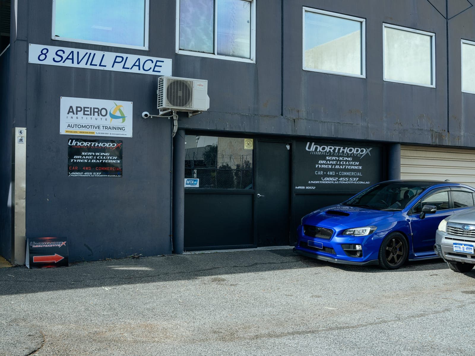 The Unorthodox Automotive workshop on Savill Place, Carlisle