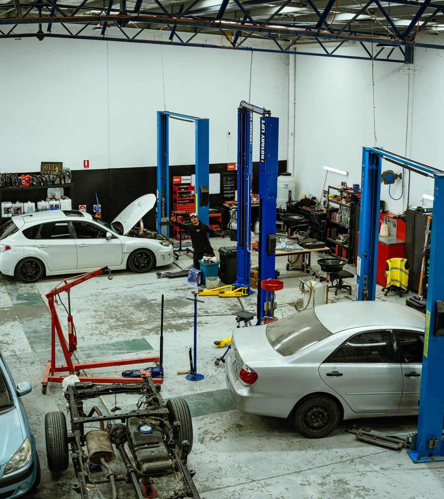 The Unorthodox Automotive workshop in Carlisle, Perth
